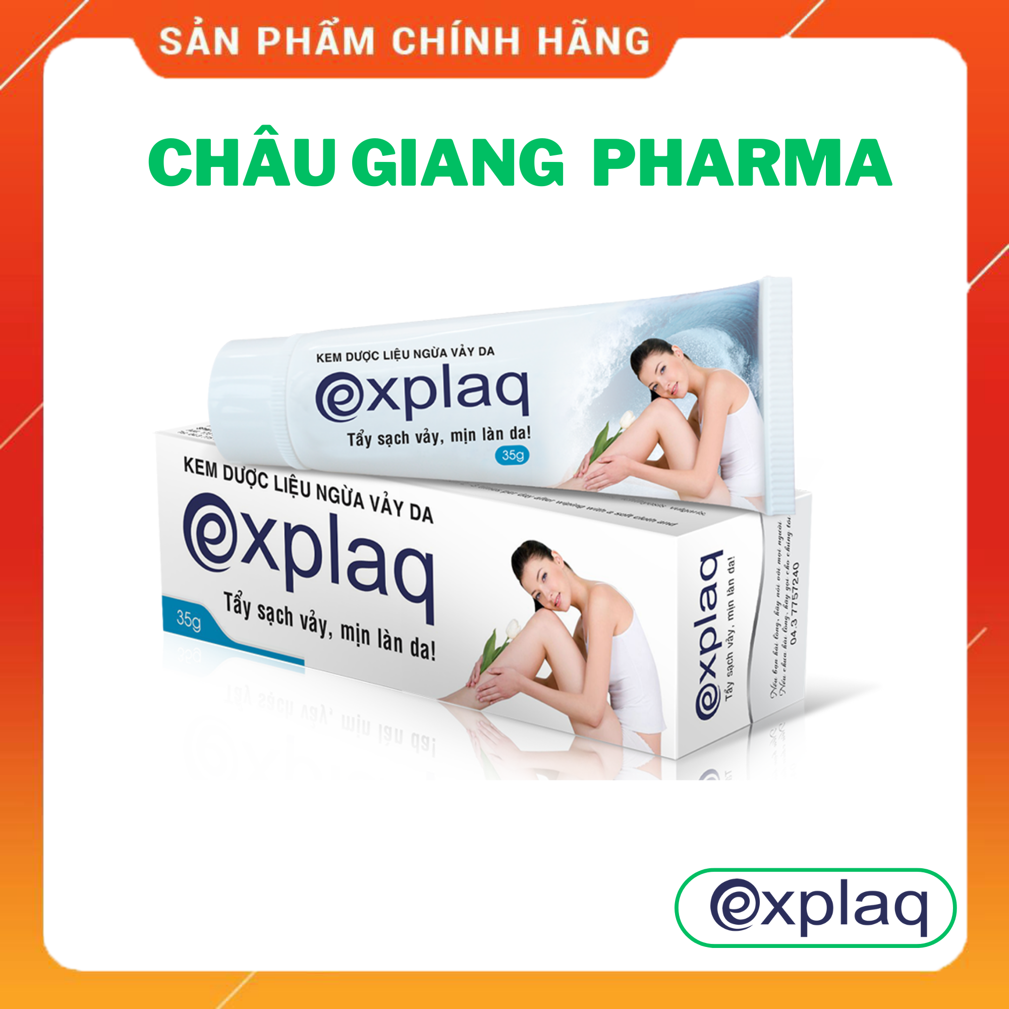 Kem dược liệu ngừa vảy da Explaq